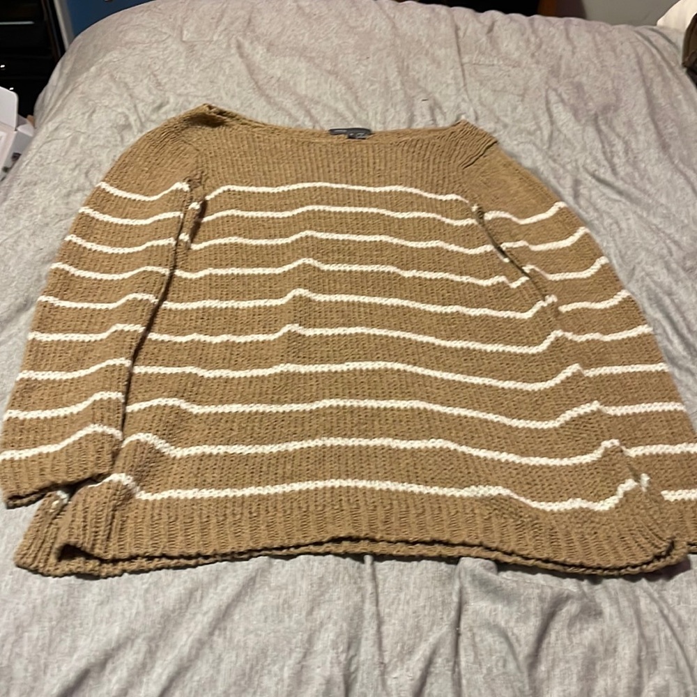 Vince Carmel white striped sweater